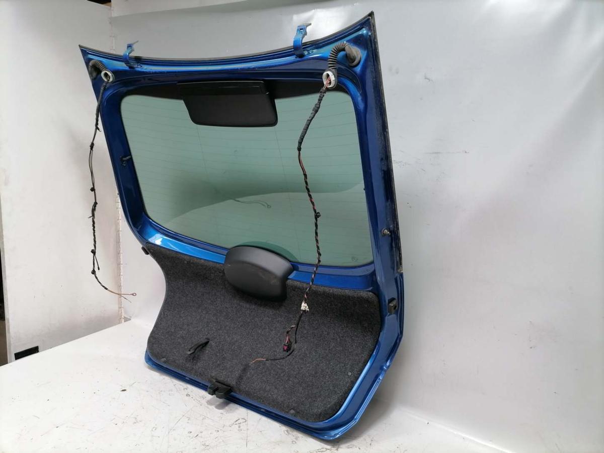 Skoda Rapid NH original Heckklappe mit Heckscheibe Limousine LF5W Race Blue Bj.2013